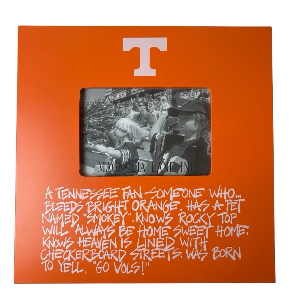 Magnolia Lane Collection Univ Of Tennessee Vols Picture Frame 4 X 6 Pic Size